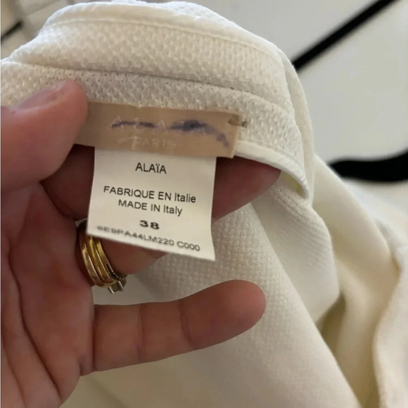 Alaia cream pants size 38 - Picture 4 of 5